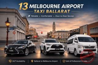 13 Melbourne Airport Taxi Ballarat Victoria